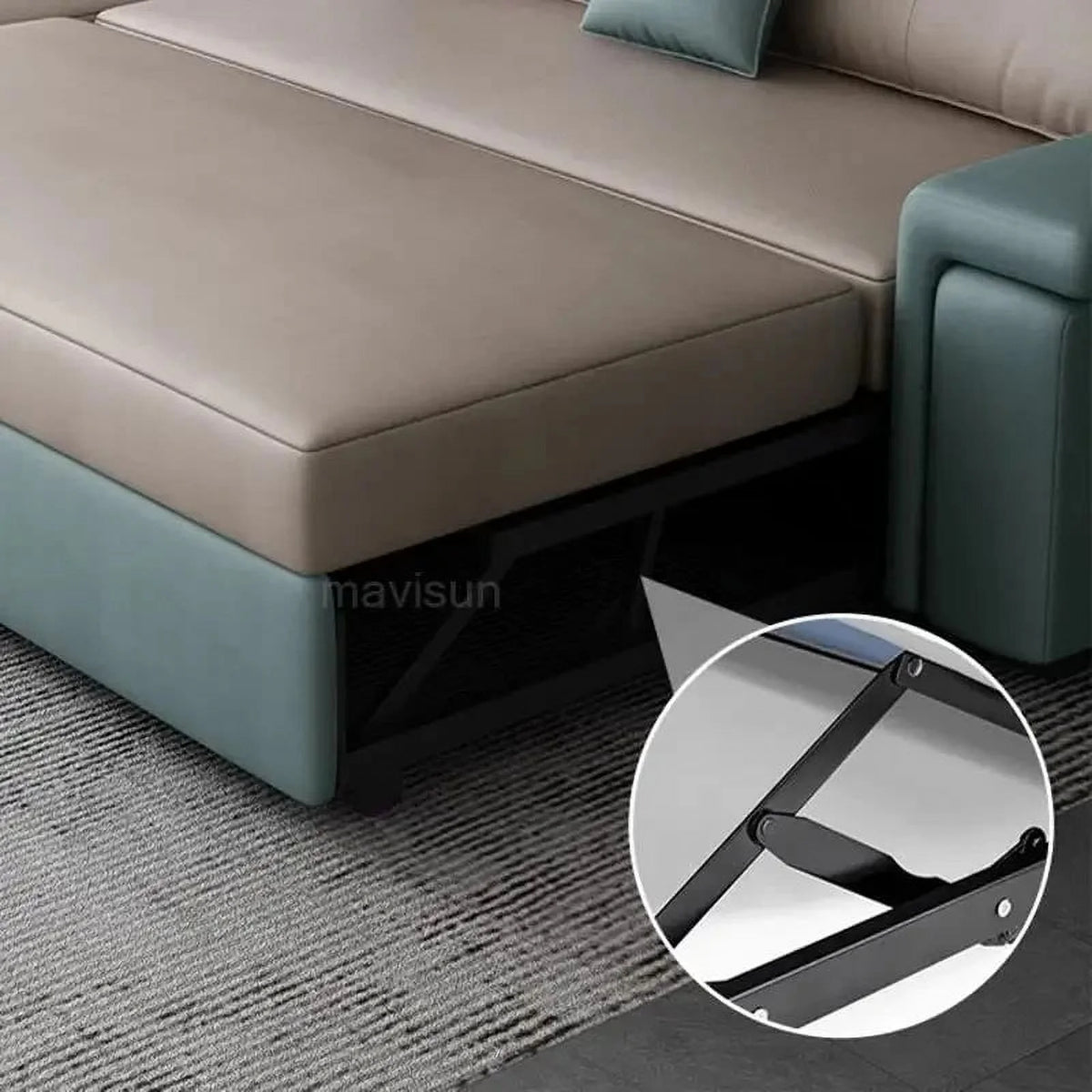Multifunctional Technology Cloth Sofa Bed U84960