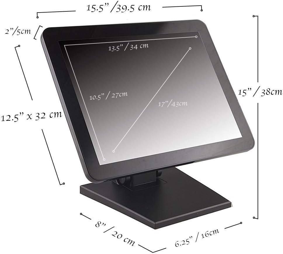 17-Inch Capacitive LED Backlit Multi-Touch Monitor H512