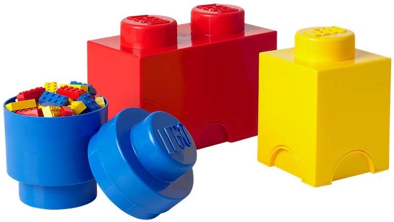 Red Blue Yellow Storage Box Brick Multipack 3 Set S757