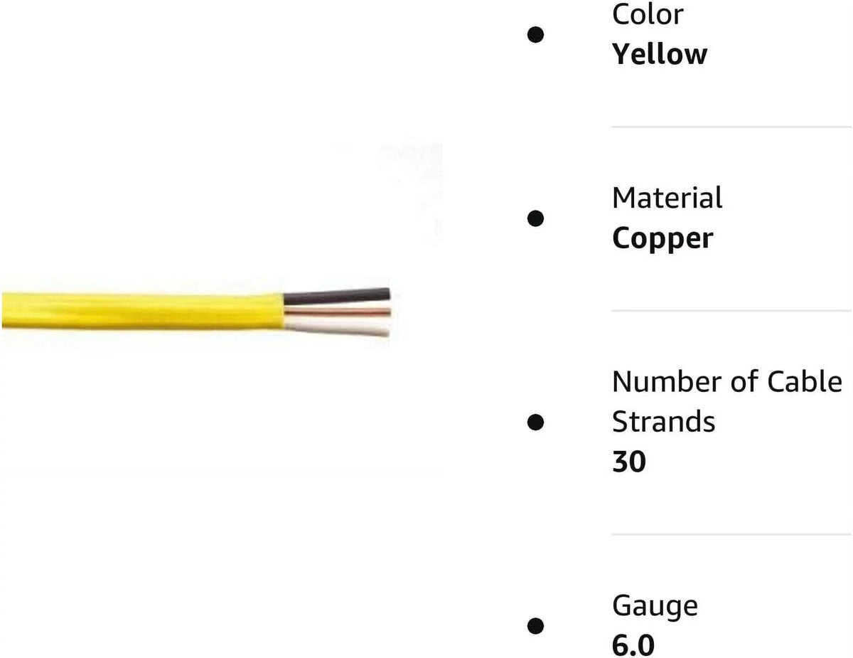 12/2 NM-B Non-Metallic Sheathed Cable (50FT Cut) O5173