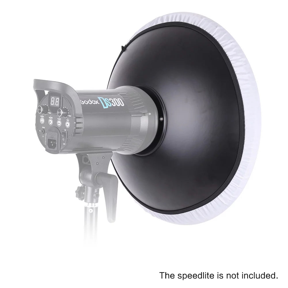 41cm 16 Inch Speedlite Strobe Diffuser Beauty Dish Lampshade Bowens Mount with Reflector Honeycomb Soft Cloth J706