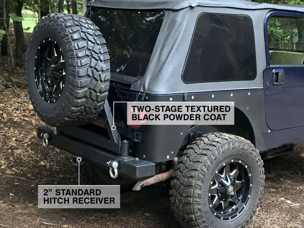 Rear Bumper with Tire Carrier N830