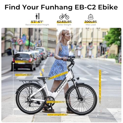 26" Step Thru Electric Bicycle with 48V Removable Battery B712107