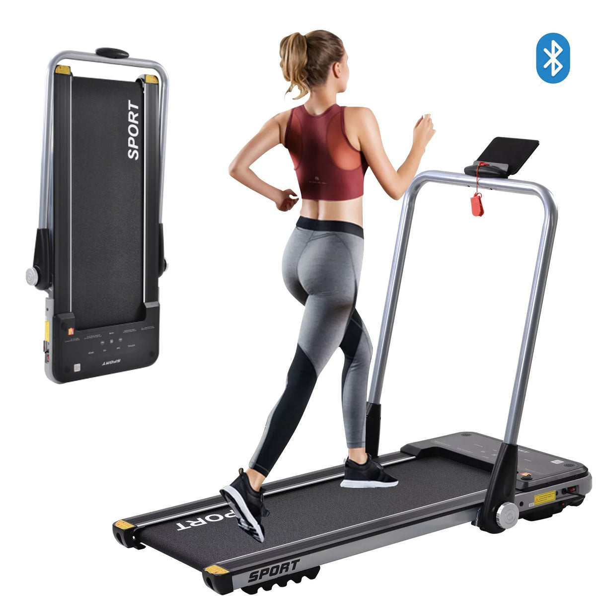 2.5HP Foldable Electric Treadmill U394044