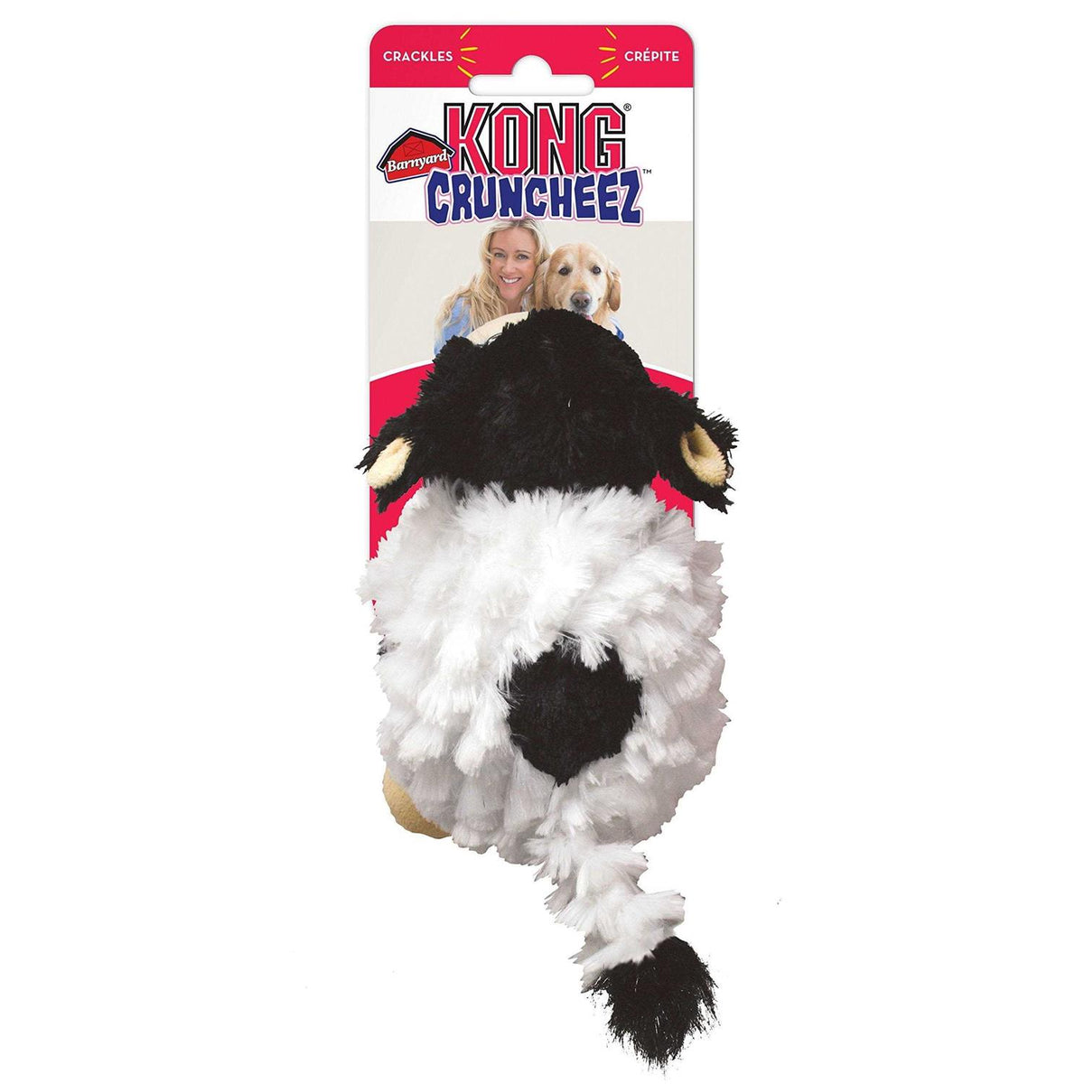 Barnyard Cruncheez Cow Dog Toy G7170