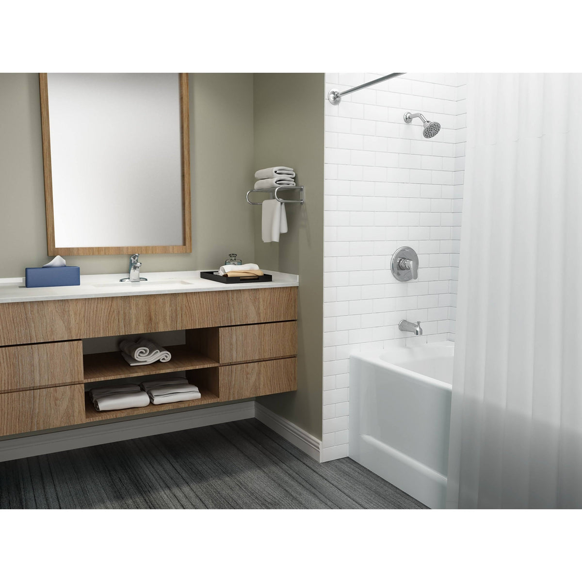 Single-Handle Centerset Bathroom Faucet in Legacy Bronze X506