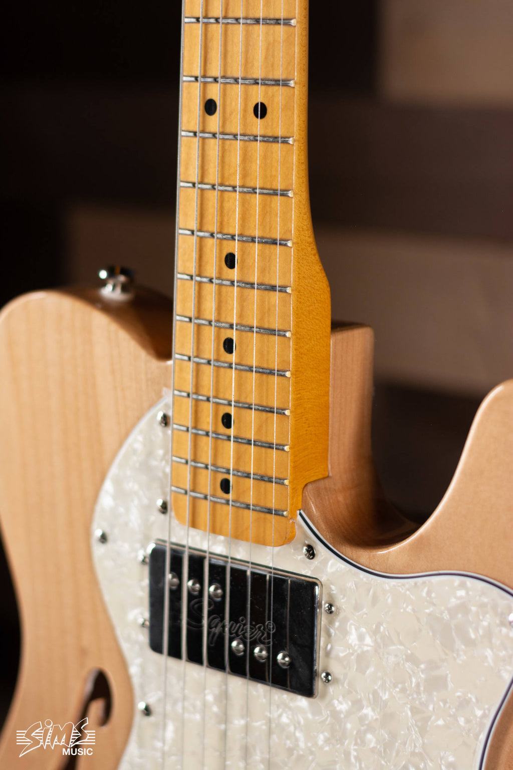 Natural Telecaster Thinline Guitar X5707