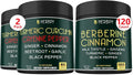 Turmeric Curcumin & Berberine HCl Supplements K245576