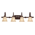 Brown 4 Light Vanity Z647815
