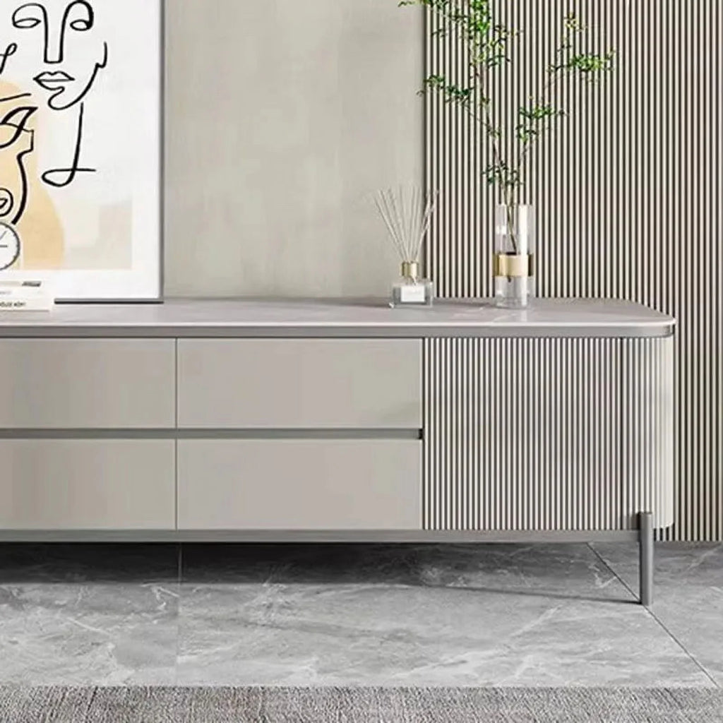Modern Grey Tv Stand Storage Cabinet R627884