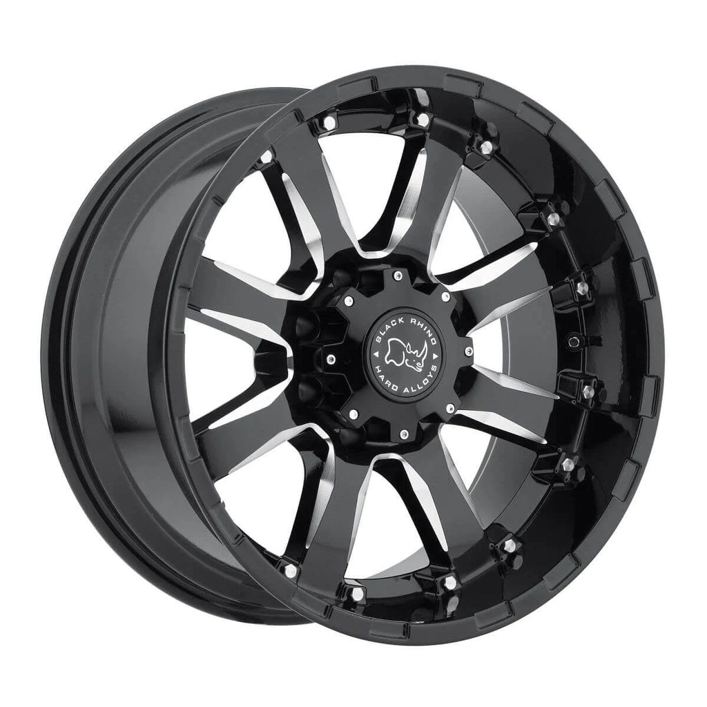 Black/Milled Wheel Rim 18x9 6x5.5x22 -12mm L30453