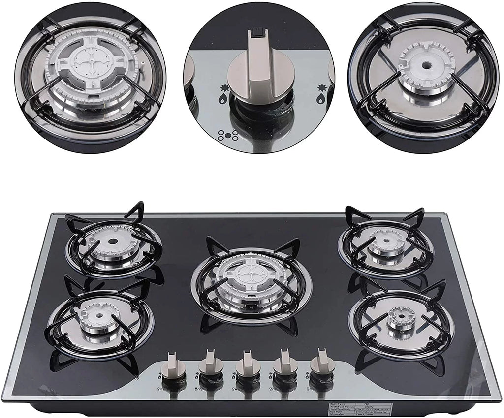 5 Burners Built-in Gas Cooktop K9363