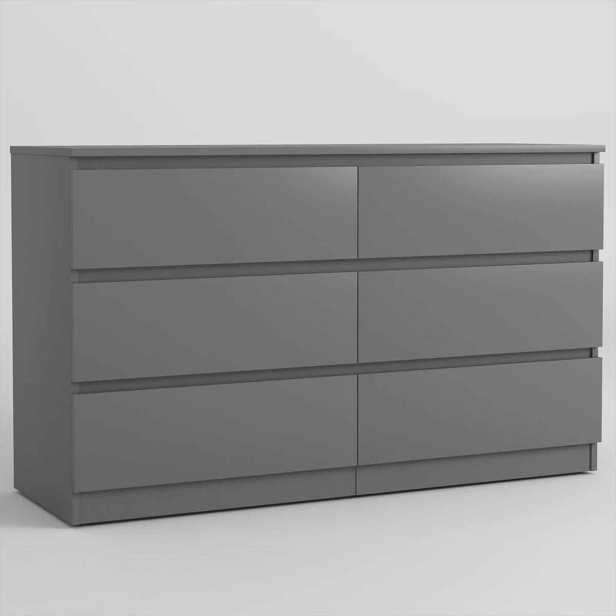 White 6 Drawer Dresser I241503