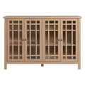 Light Brown 4 Door Accent Cabinet M5993