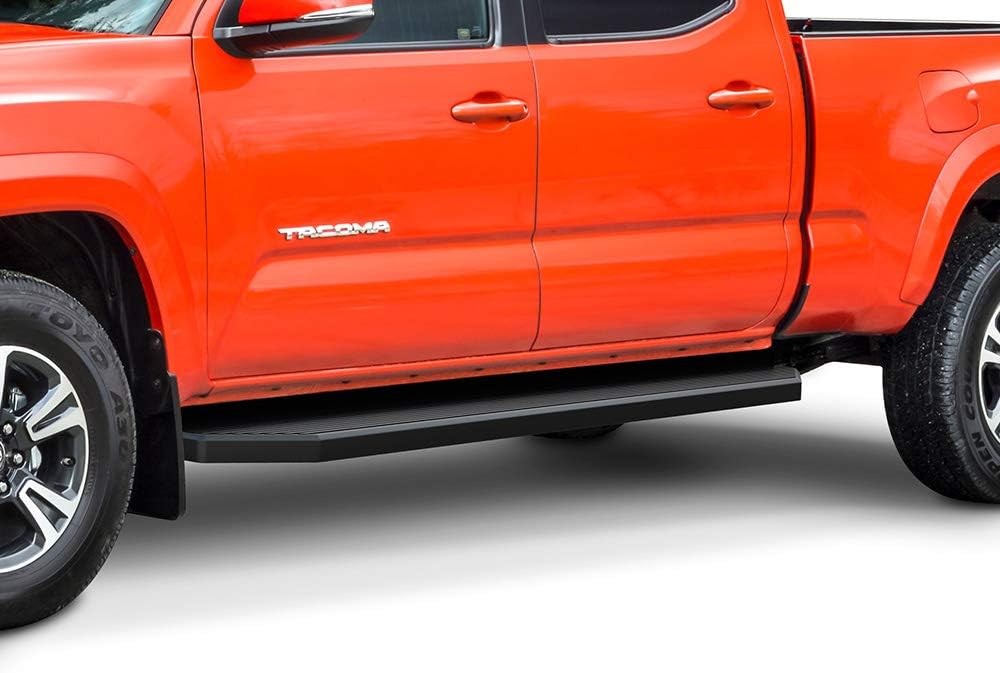 6-inch Aluminum Black Running Boards Side Steps for Toyota Tacoma Double Crew Cab A850778