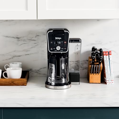 Black 14-Cup Coffee Maker with Single-Serve Pods & Grounds U724463