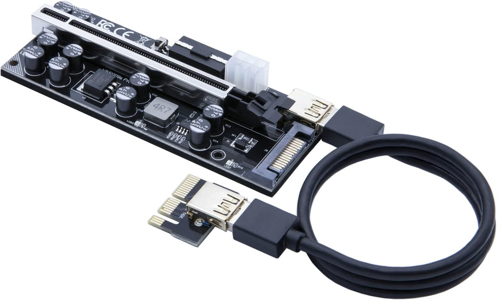 PCIe Riser Card 16X to 1X Powered Adapter 6 Pack I109