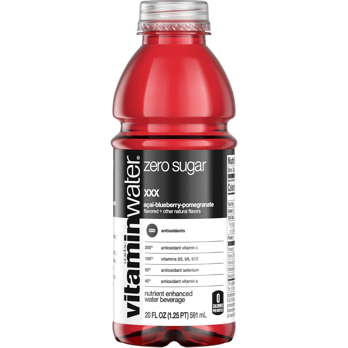 ZERO Sugar Flavored Drinking Water with Vitamins, Pack of 12 O614457