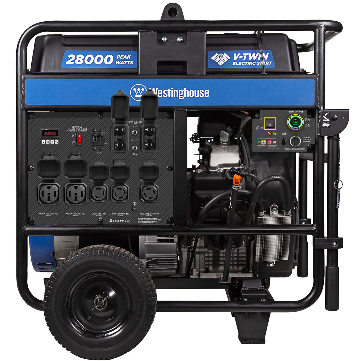 28000 Peak Watt Portable Generator with CO Sensor Z1349