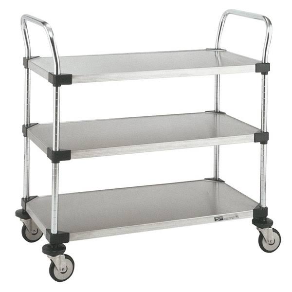3 Solid Shelves Utility Cart R377