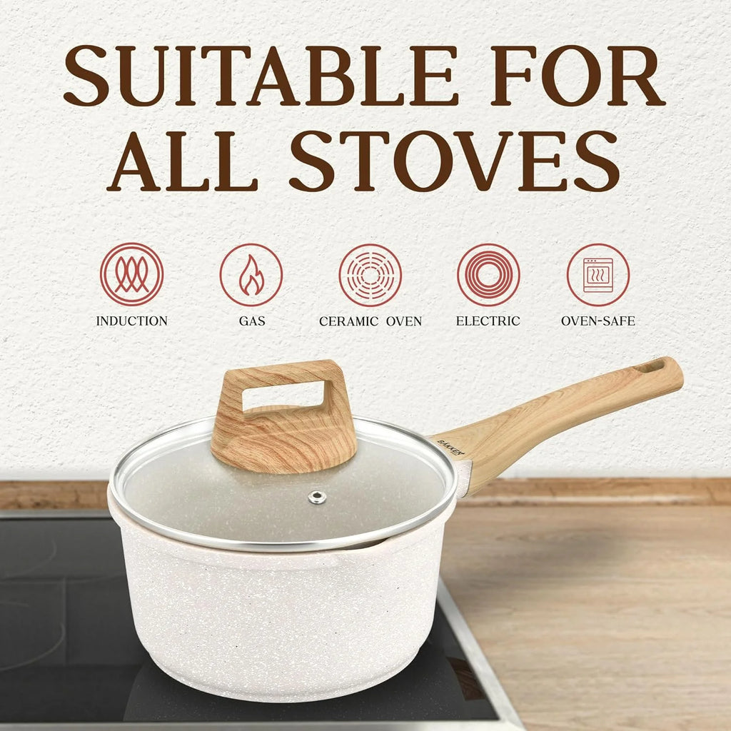 20-Piece Granite Non-Stick Kitchen Cookware Set C640