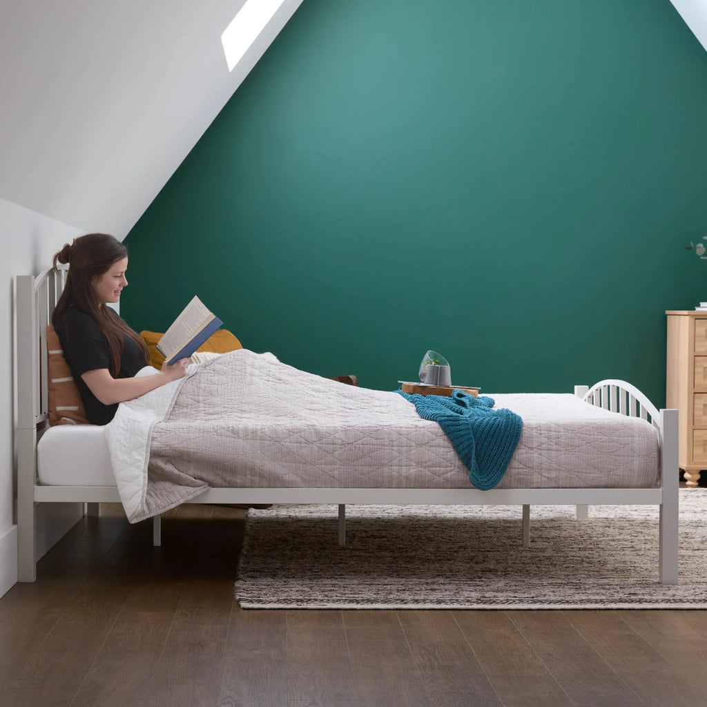Black Metal Queen Platform Bed A6201