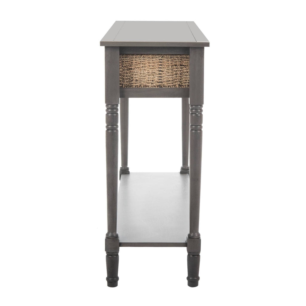 Wicker Console Table with Storage I79701