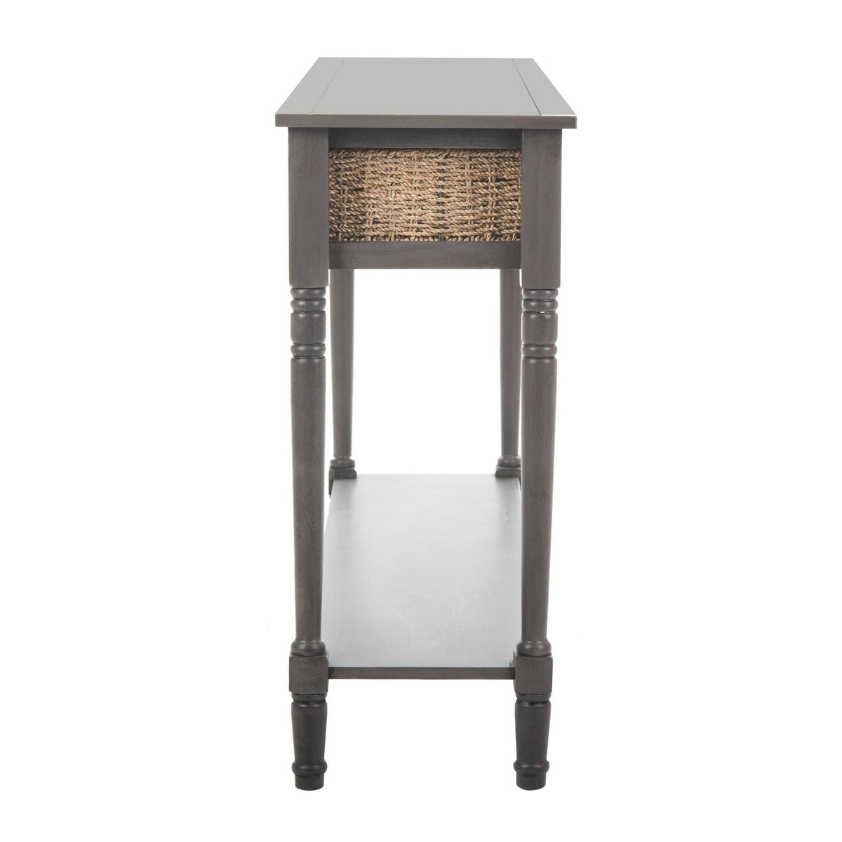 Wicker Console Table with Storage I79701