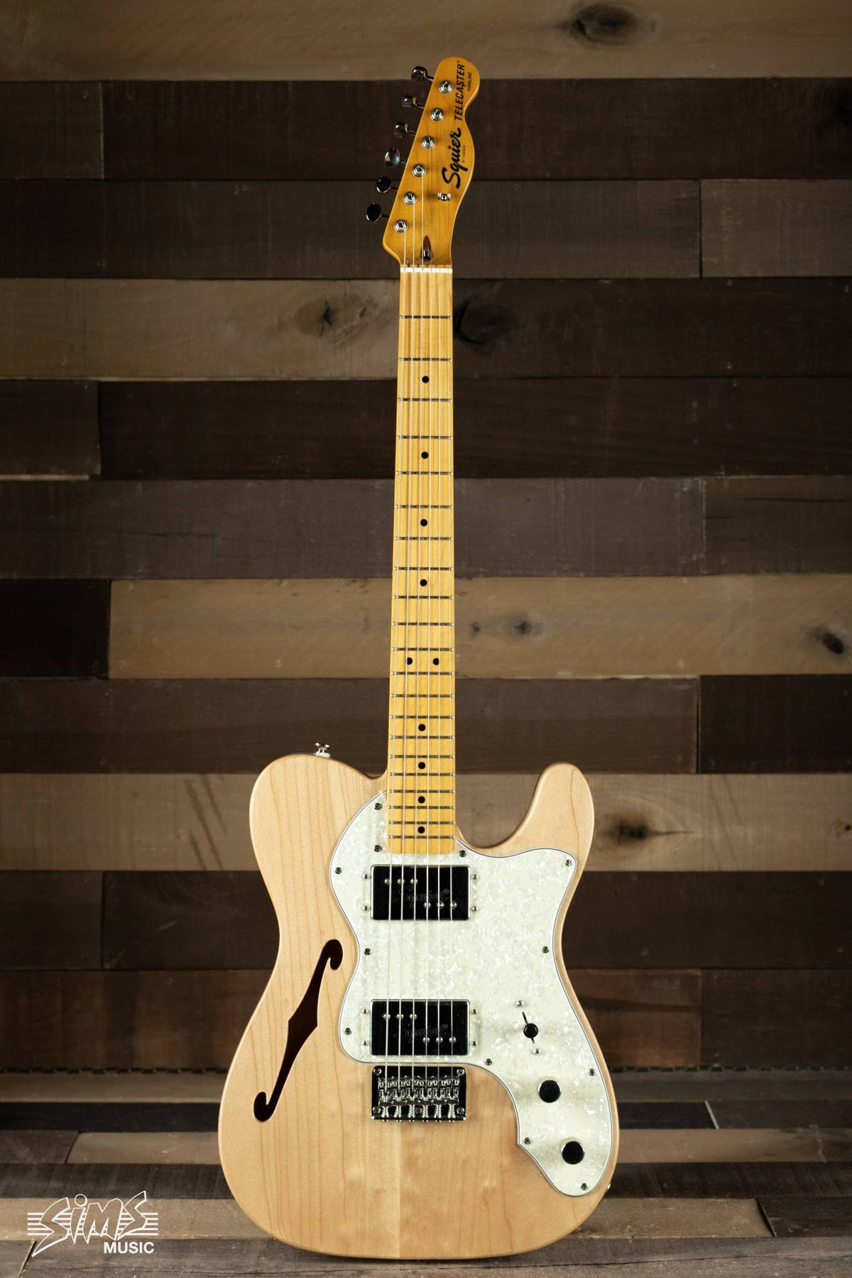 Natural Telecaster Thinline Guitar X5707