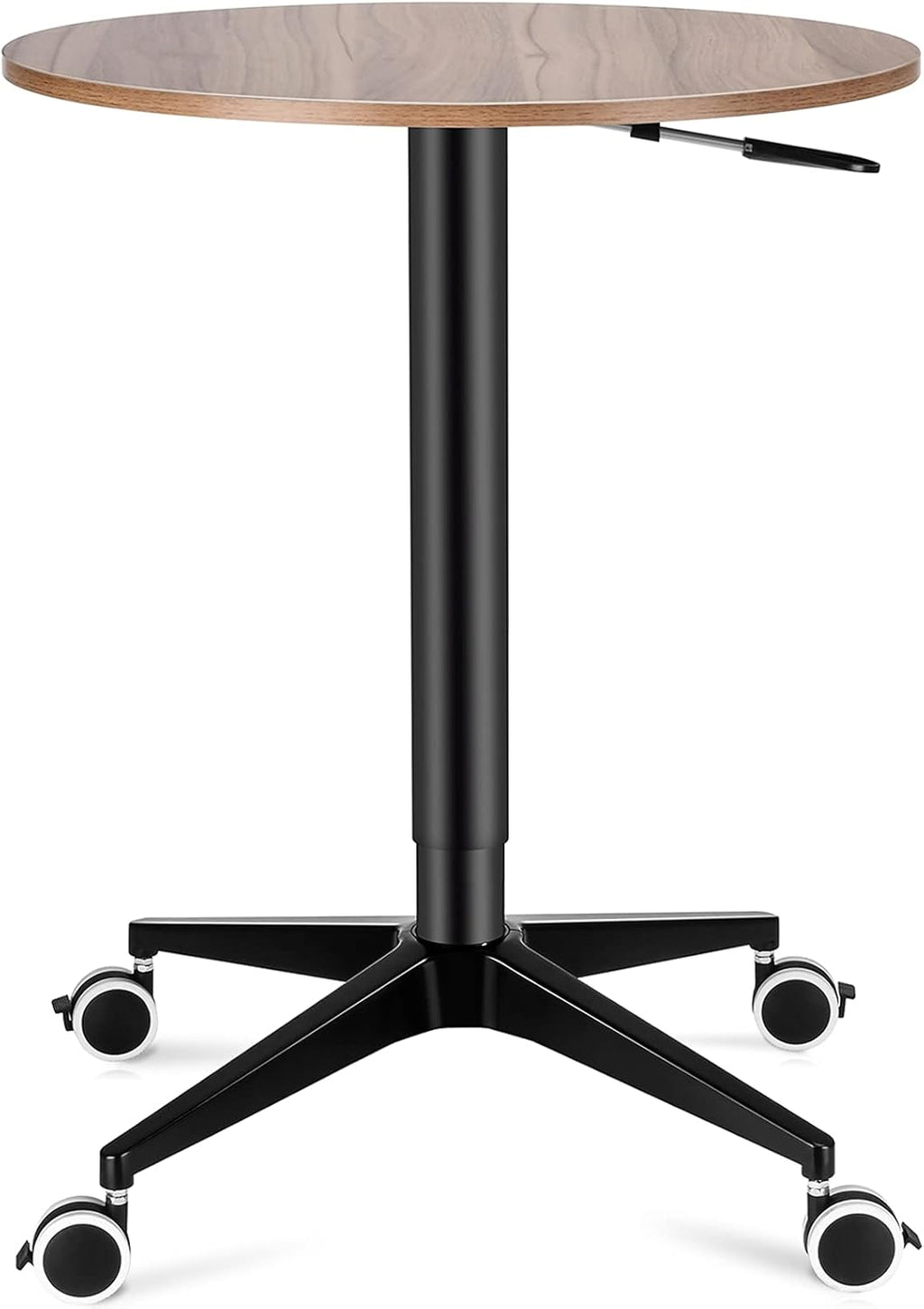 Height Adjustable Rolling Laptop Stand Desk with Locking Wheels M4959