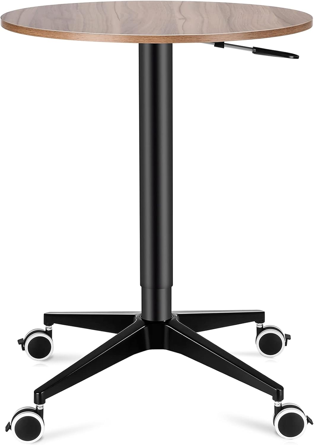 Height Adjustable Rolling Laptop Stand Desk with Locking Wheels M4959