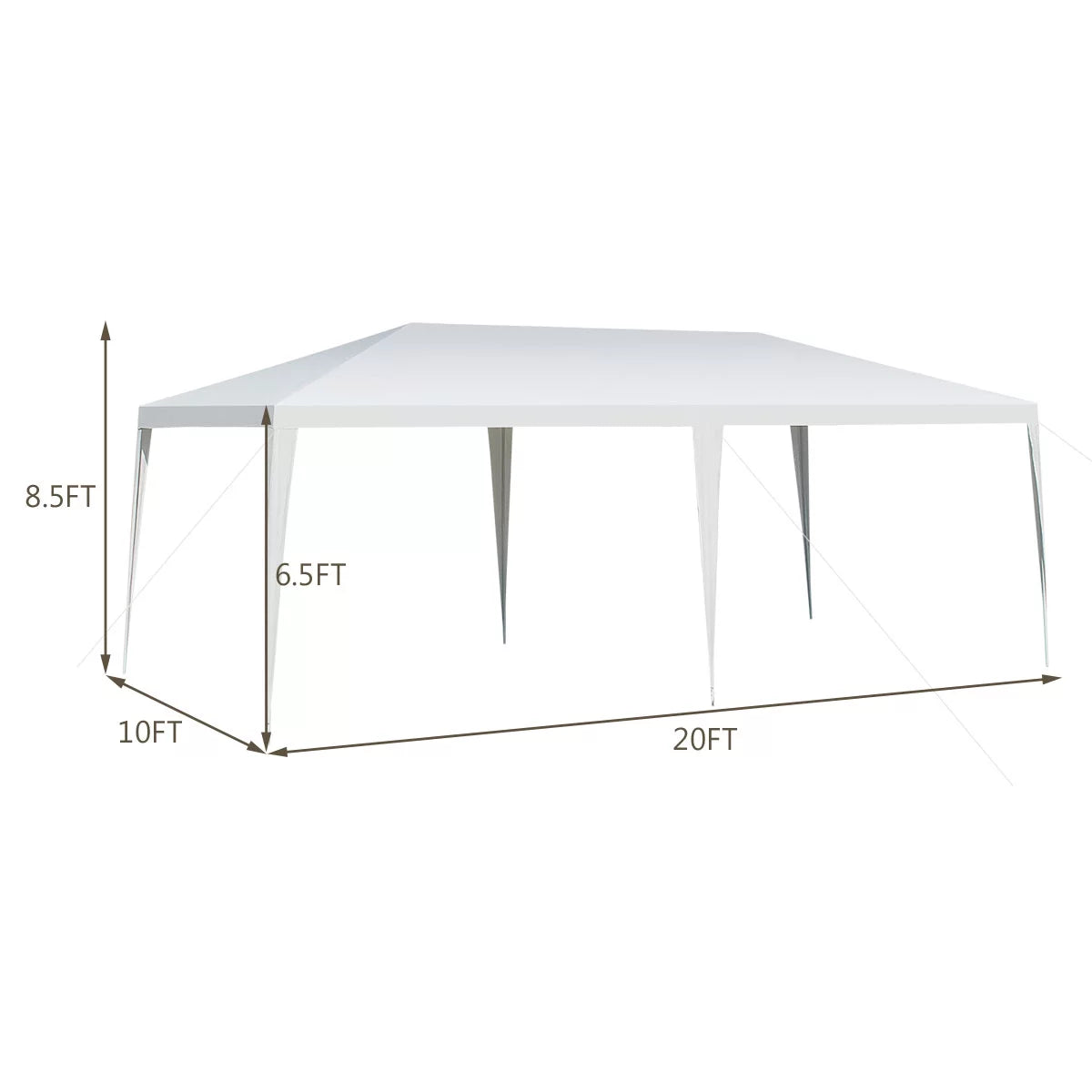 10'x20' Heavy Duty Outdoor Canopy S819