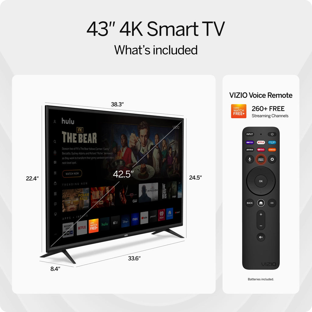 43 Class 4K UHD LED Smart TV J8432