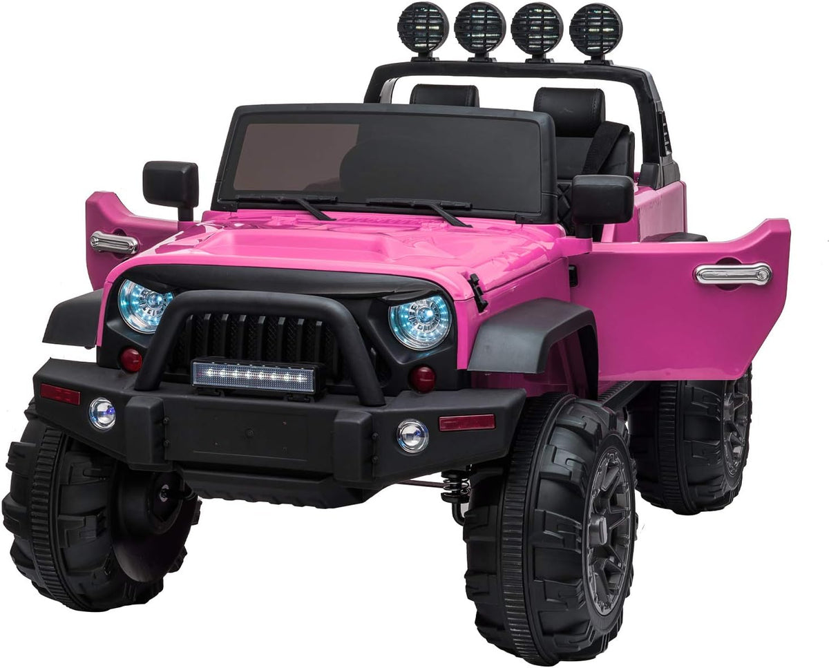 12V Kids Ride On Truck with Remote Control (Pink) R2202
