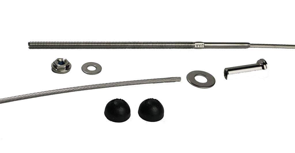 1 8 inch Stainless Steel Cable Railing Assembly Kit 20 Foot J815778