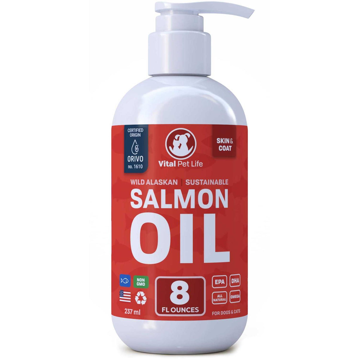 Salmon Oil for Dogs & Cats O8990