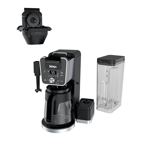 Black 14-Cup Coffee Maker with Single-Serve Pods & Grounds U724463