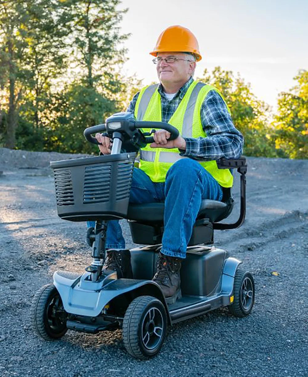 Blue 4-Wheel Scooter M716