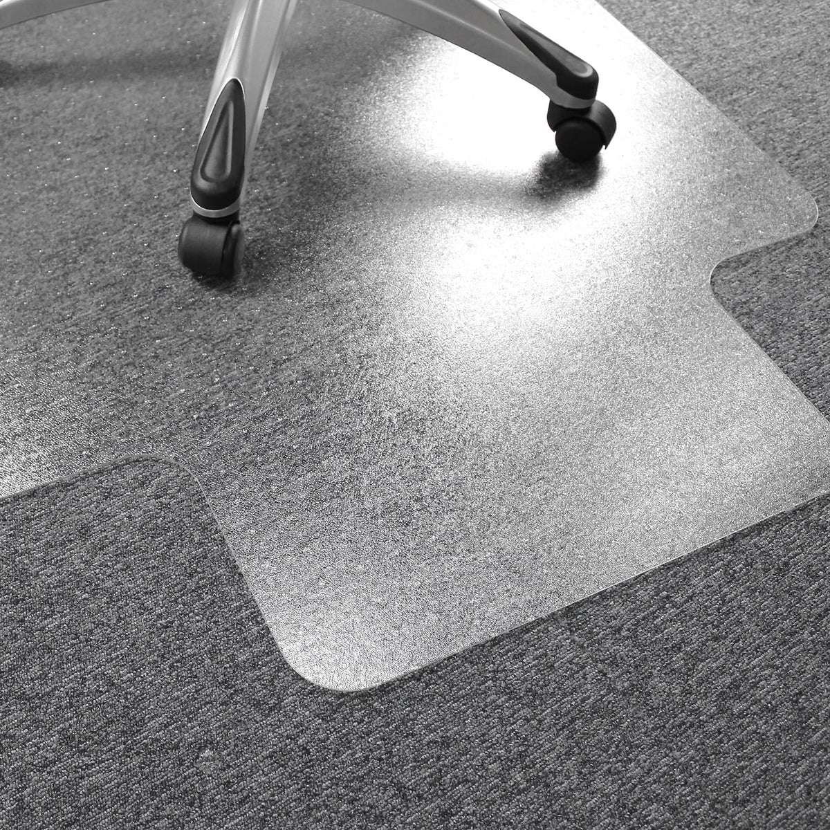 Clear Polycarbonate Chair Mat for Carpets up to 1/2" - 35 x 47" F35454