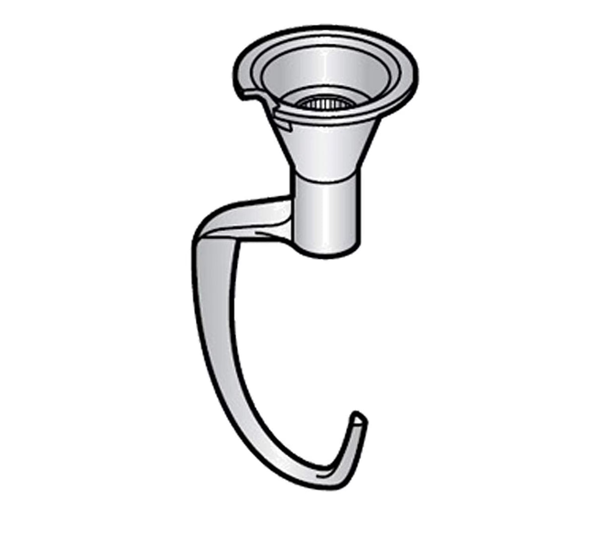 40 Quart Dough Hook For Hobart Mixers Z7639