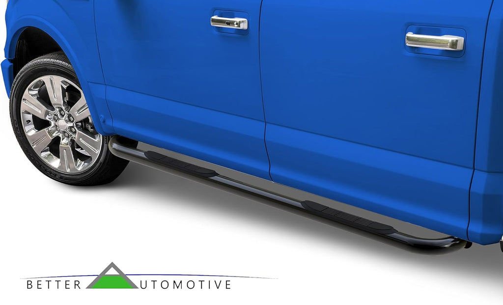 Black Side Steps Running Boards for Truck Pickup E2049