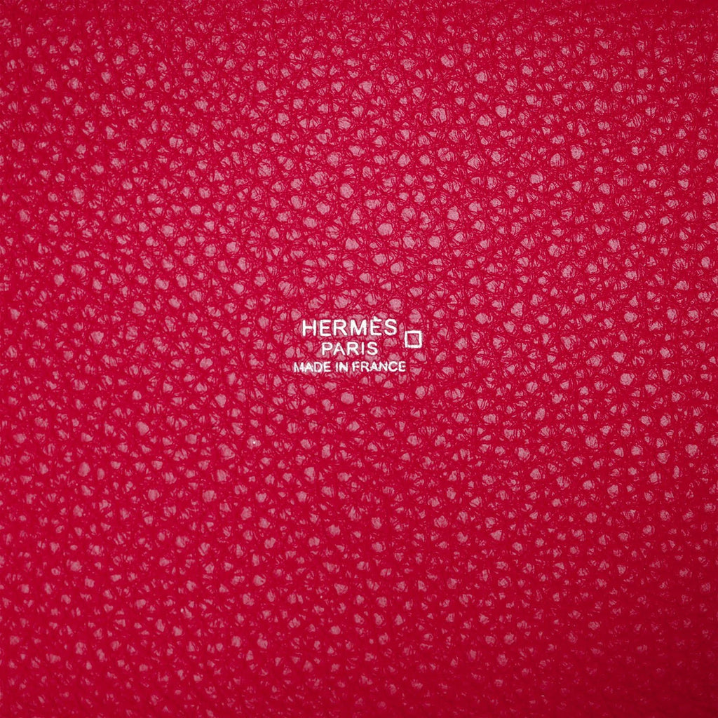 Framboise Clemence and Matte Alligator Touch 18 Picotin Lock O603979