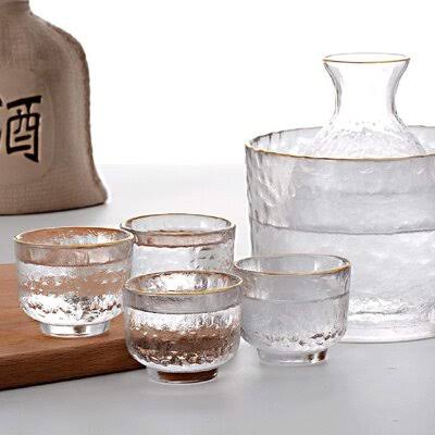 Sake Pot Set, 1 Sake Carafe Bottle, 1 Sake Glass N46685