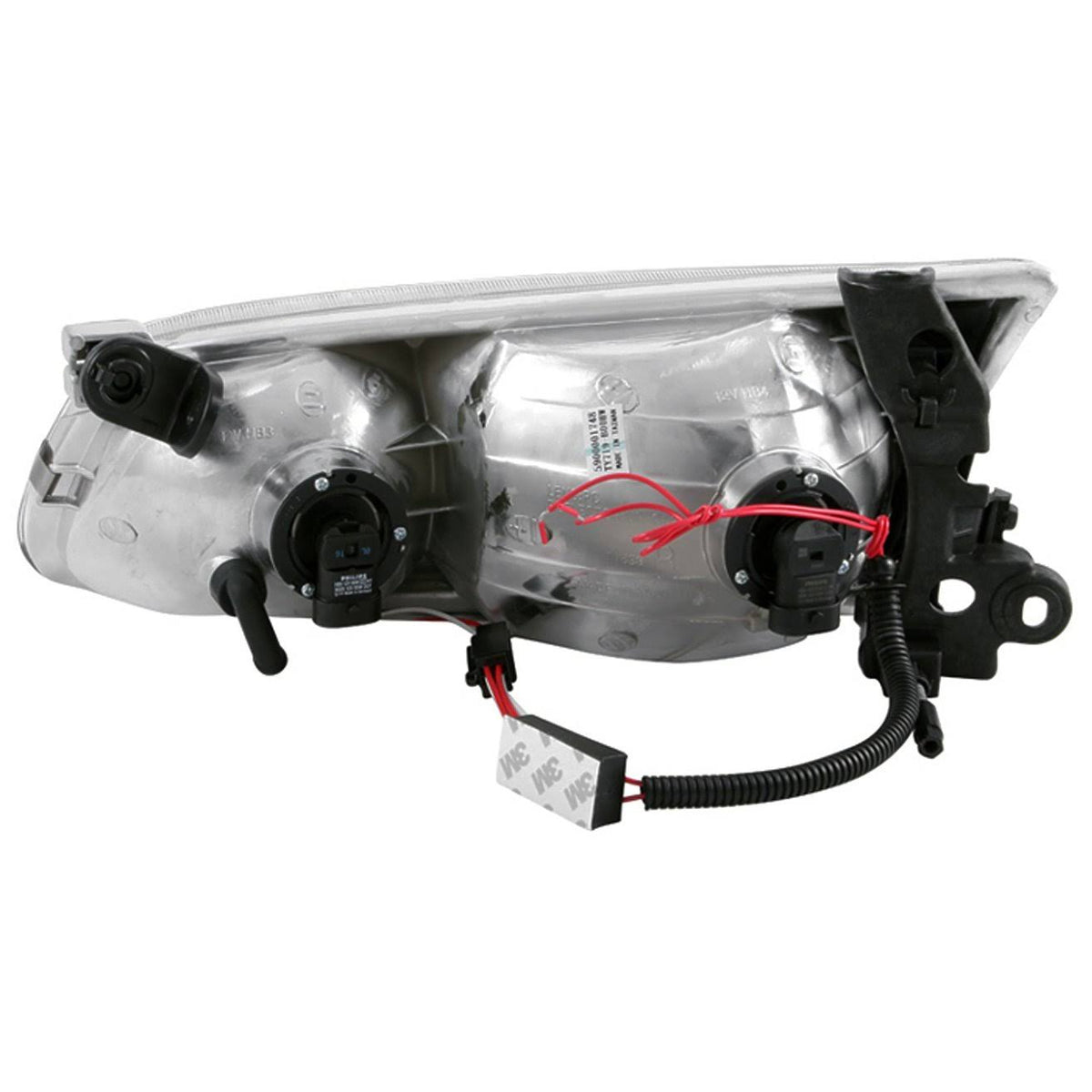 Black Halo Crystal Headlights for 2000-2001 Toyota Camry R626