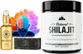 Gold & Shilajit Bundle 3.4oz Liquid Concentrate and 5.3oz Shilajit Resin F31065