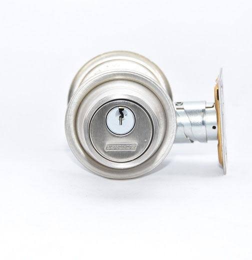 Satin Nickel Double Cylinder Deadbolt V850