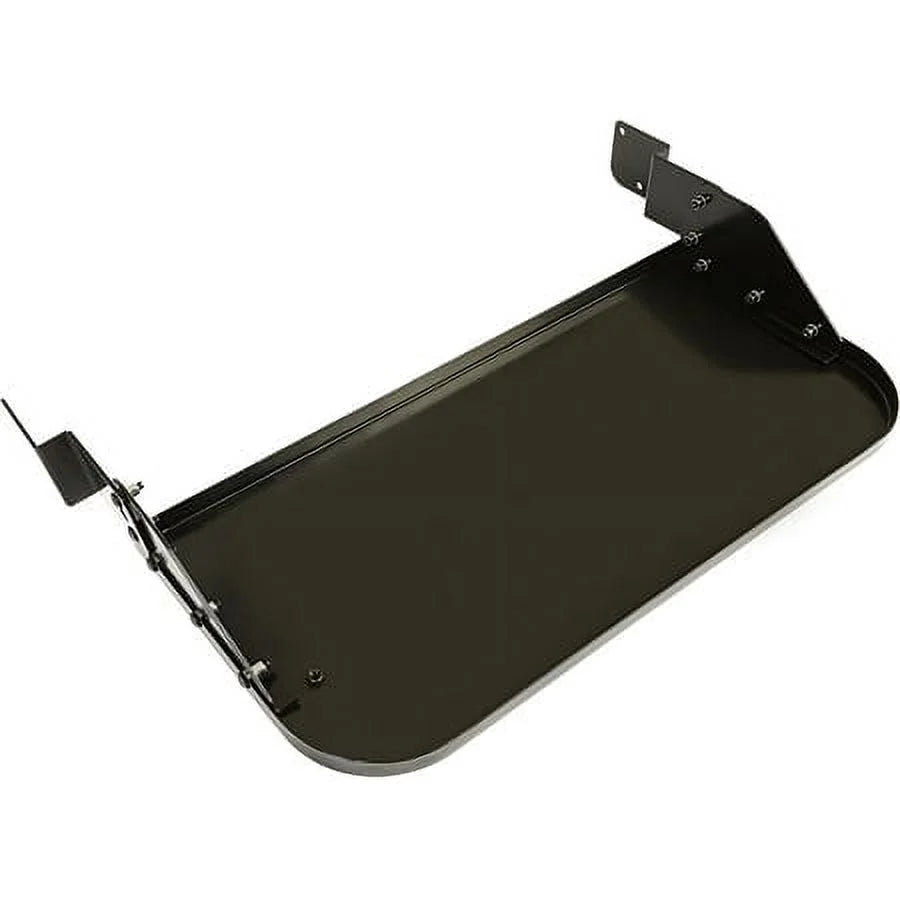 Black Folding Shelf Pellet Grill Front Shelf Powder Coated Steel R5557