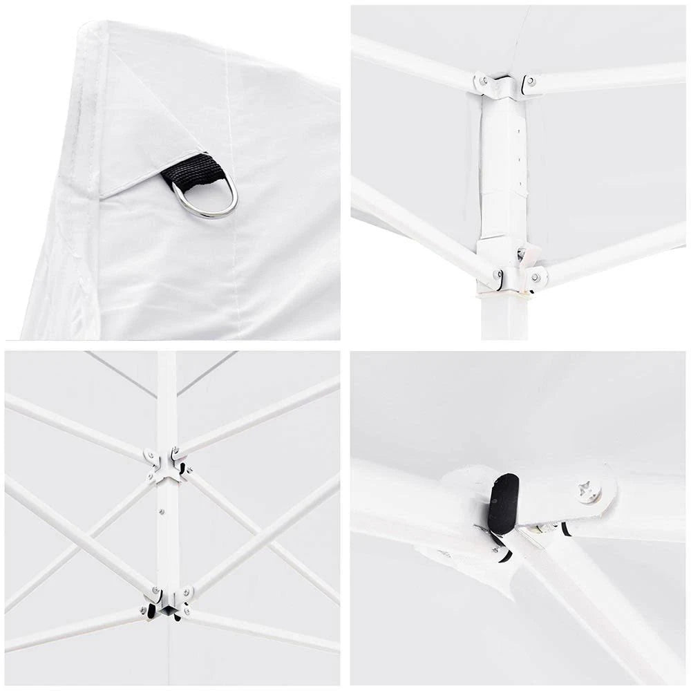 White Waterproof Pop Up Canopy Tent L895
