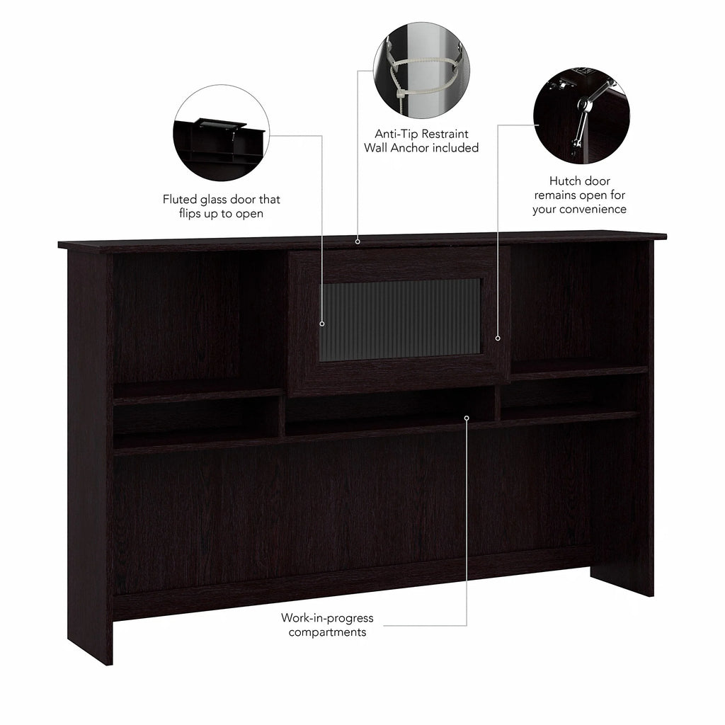 Espresso Oak Hutch Q961676