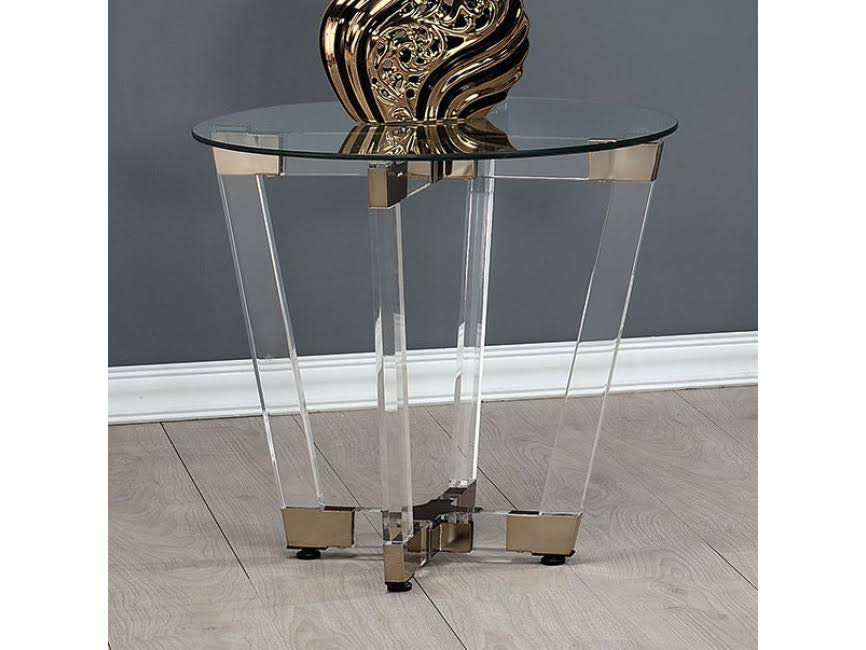 Clear End Table K228